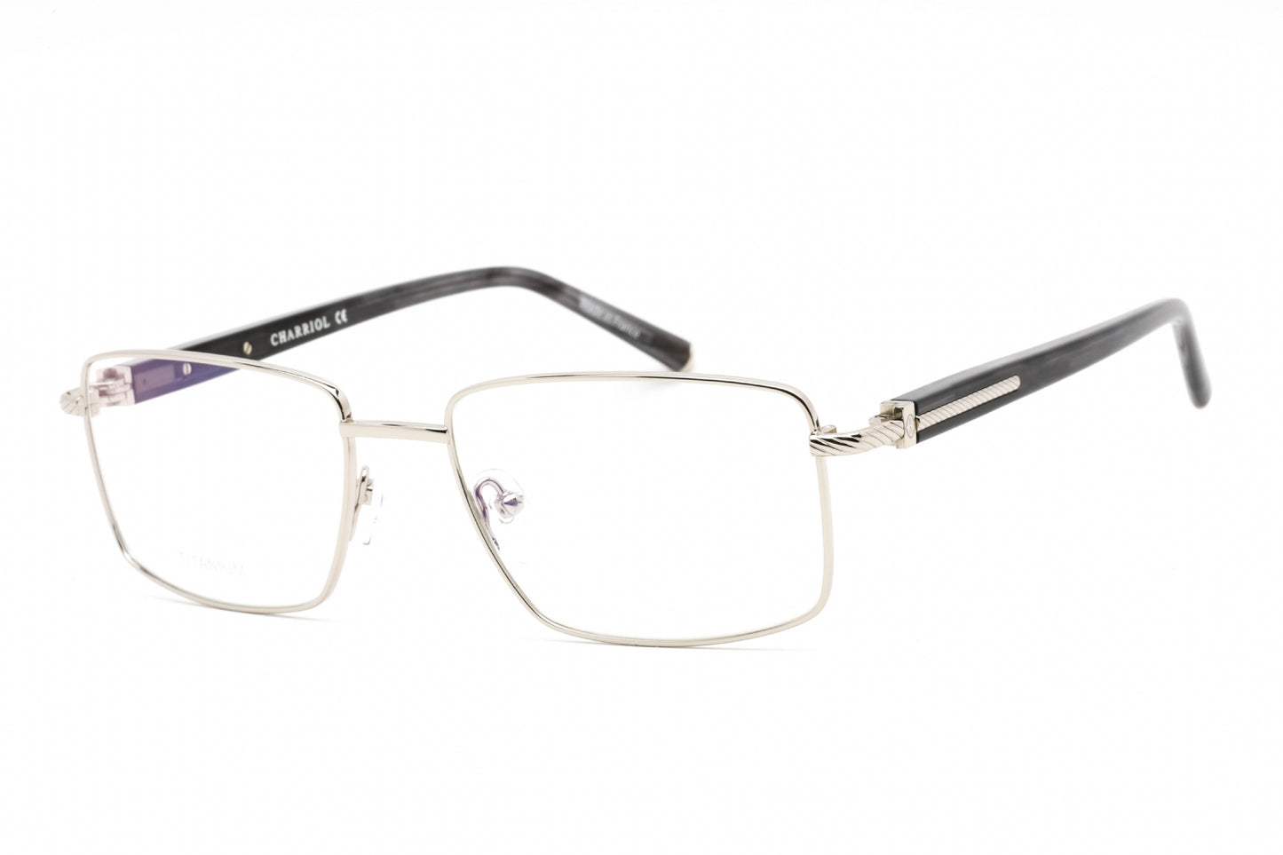 Charriol 75082 C02 Eyeglasses Shiny Silver Size : 55