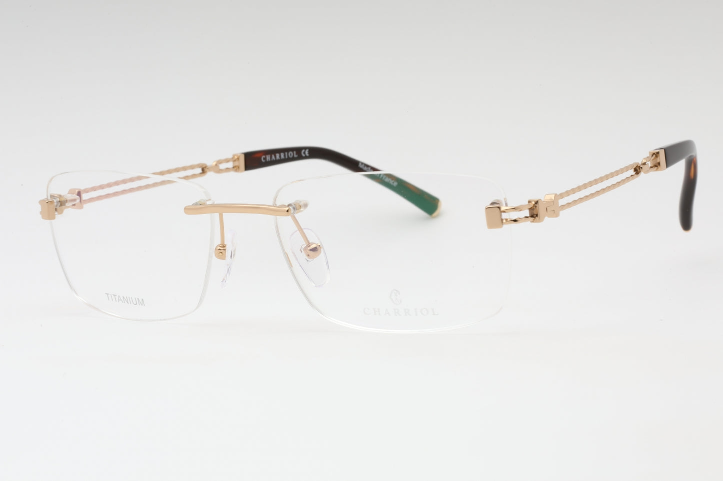 Charriol 75088 C01 Eyeglasses Shiny Gold Size : 58
