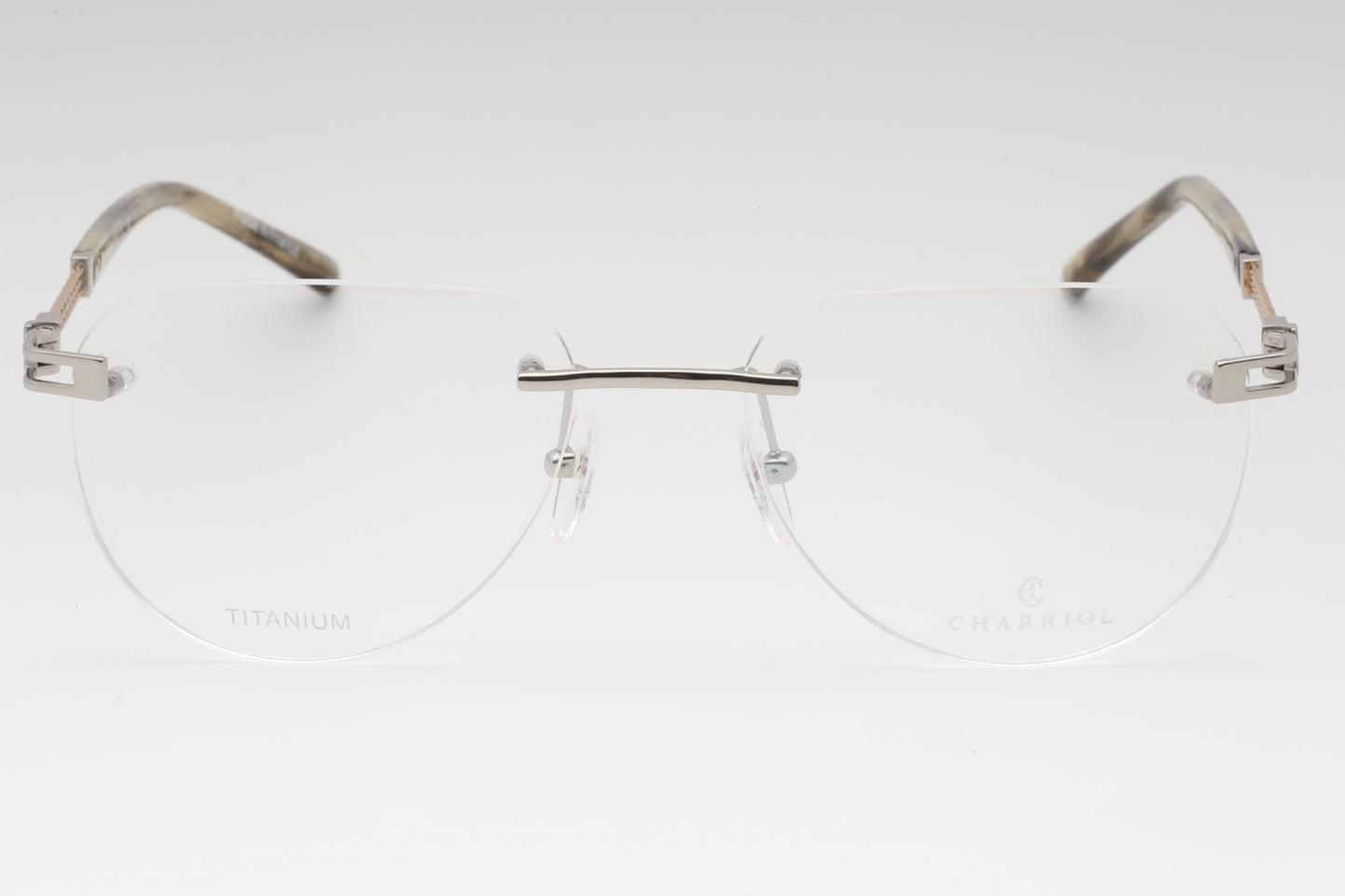 Charriol 75095 C02 Sunglasses Shiny Silver Size : 56