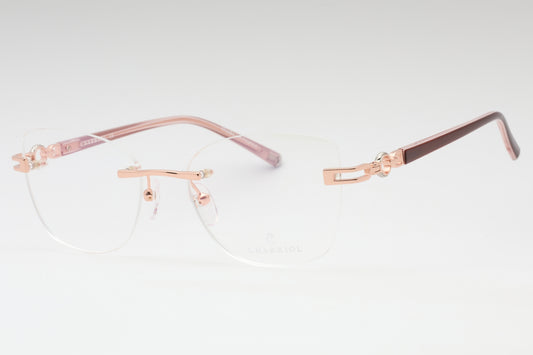 Charriol 71051 C03 Eyeglasses Shiny Pink Gold Size : 54