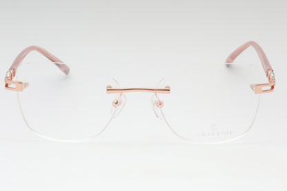 Charriol 71051 C03 Eyeglasses Shiny Pink Gold Size : 54