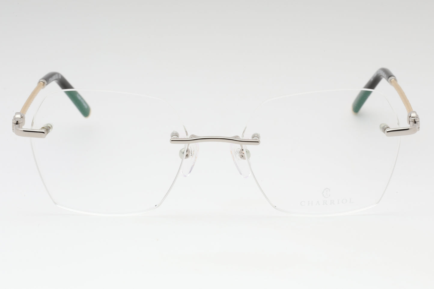 Charriol 71069 C02 Sunglasses Shiny Silver Gold Size : 54