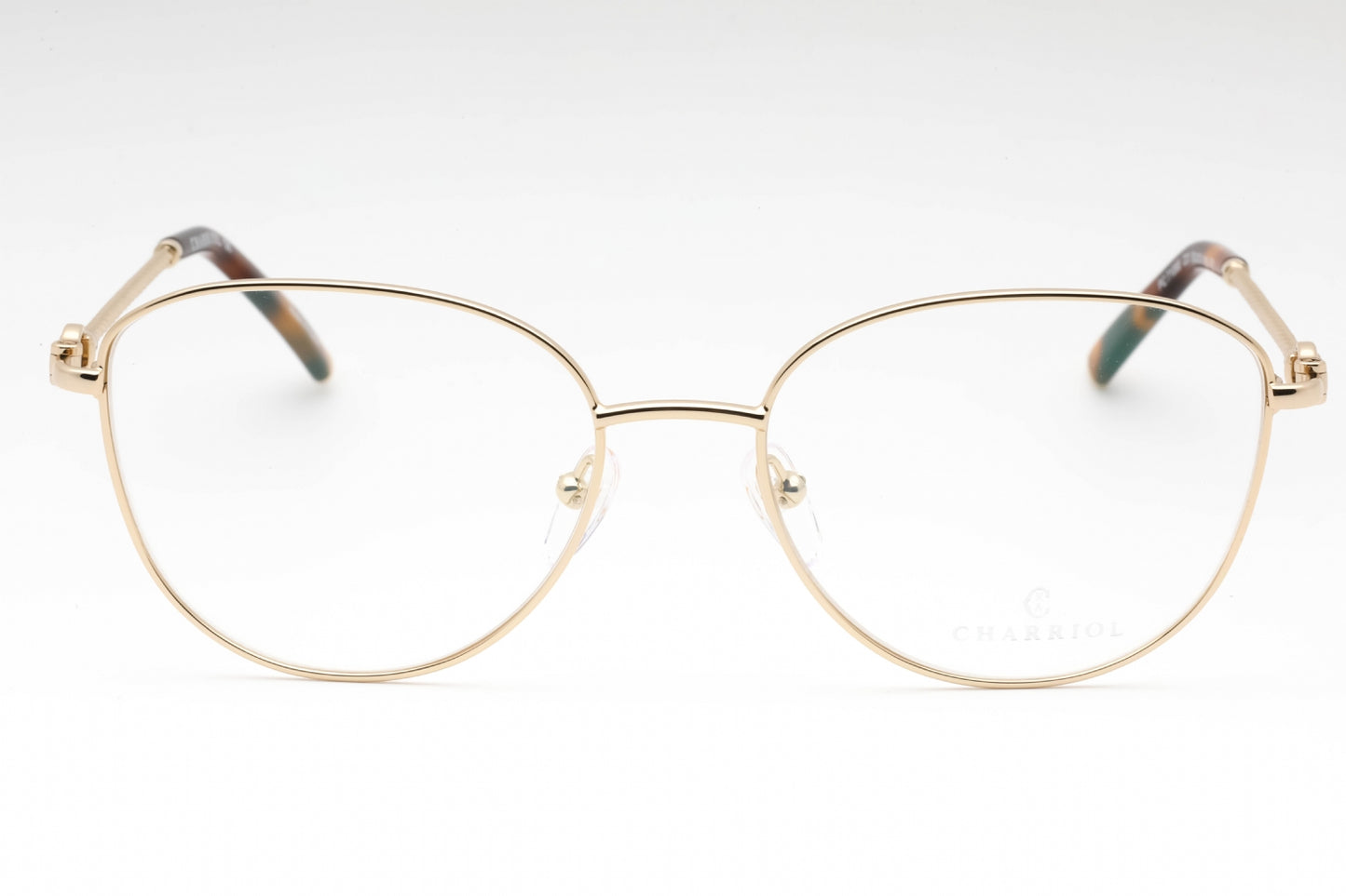 Charriol 71068 C01 Eyeglasses Shiny Gold Tortoise Size : 53