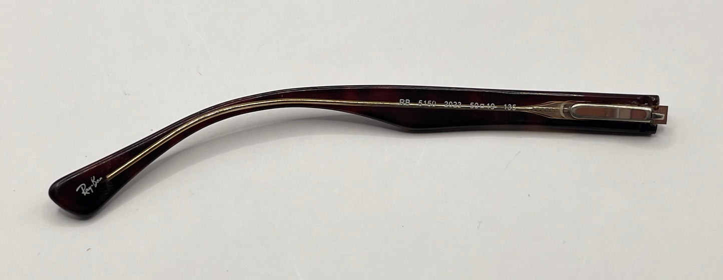 Ray Ban 5150 Left Temple Brown/red
