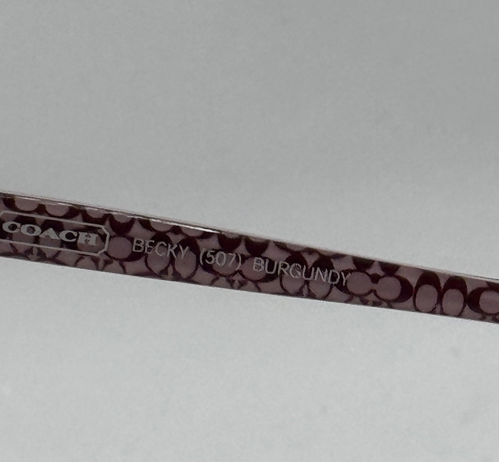 Coach Becky 507 Eyeglasses in color 603