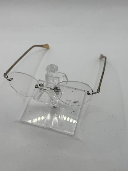 Oliver Peoples Op-679 Eyeglasses in color Silvercrystalslb