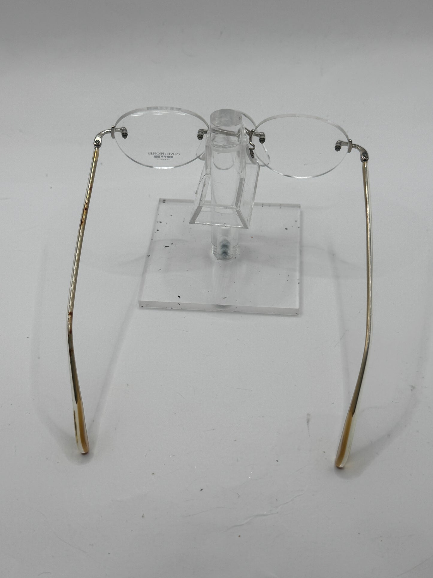 Oliver Peoples Op-679 Eyeglasses in color Silvercrystalslb