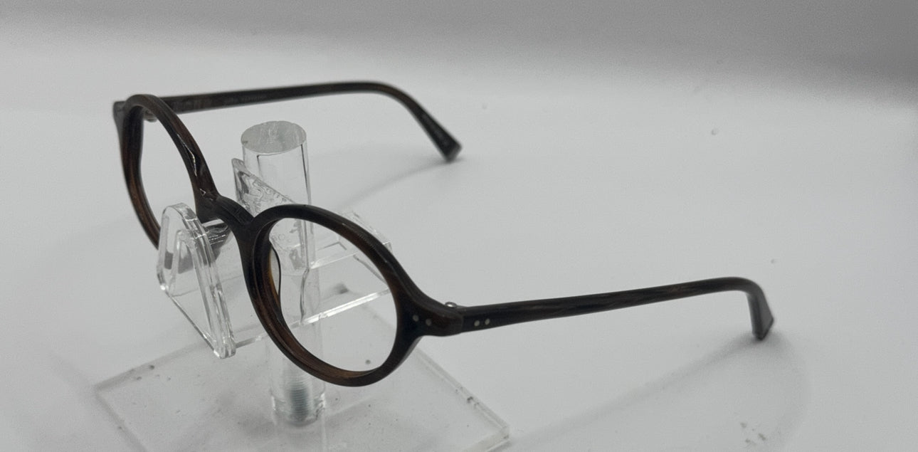 John Varvatos V322 Eyeglasses in color Brownhorn