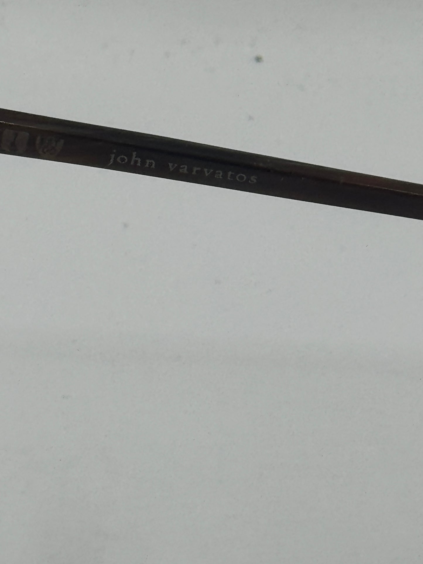John Varvatos V322 Eyeglasses in color Brownhorn