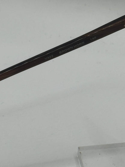 John Varvatos V322 Eyeglasses in color Brownhorn