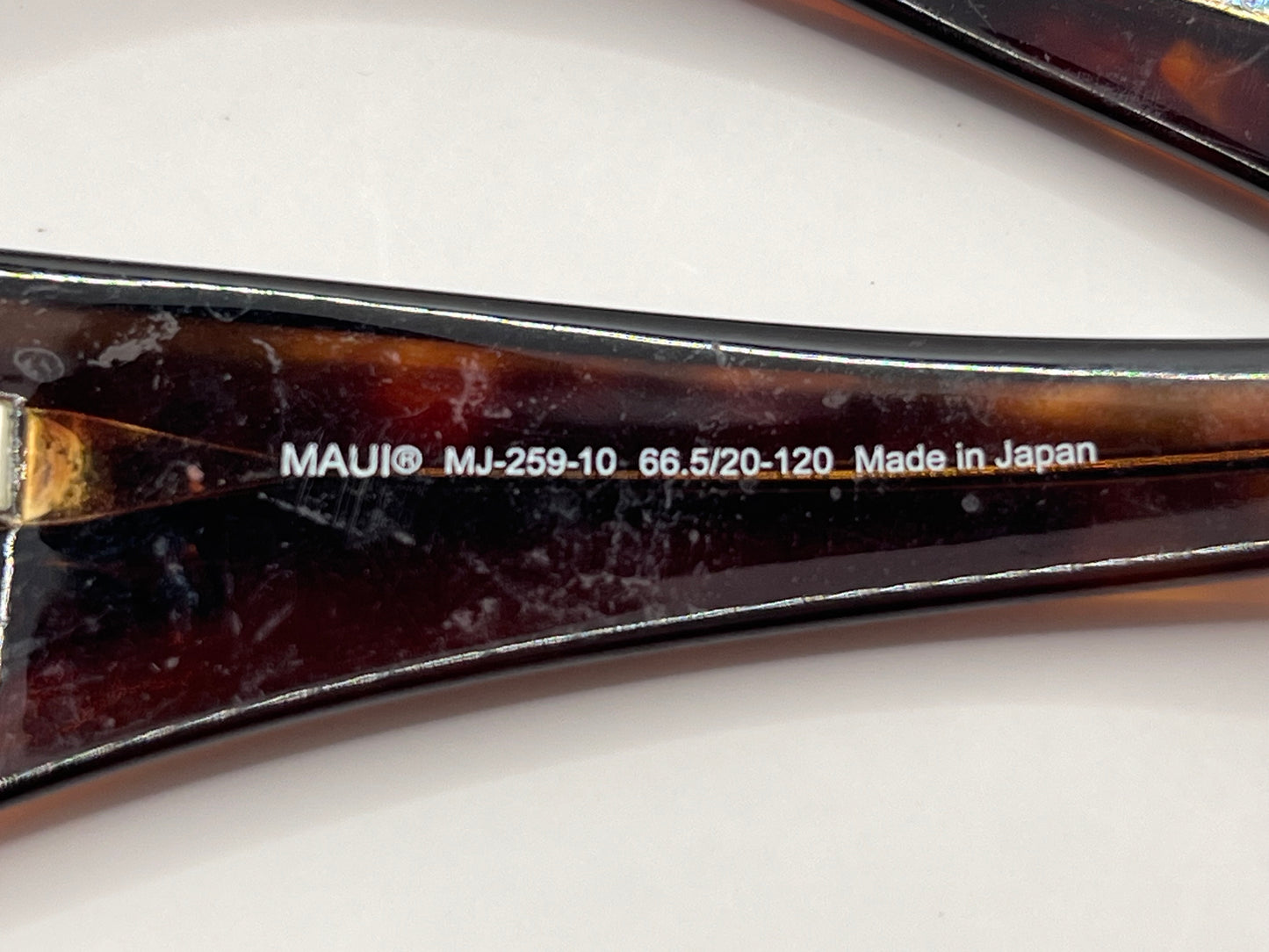 Maui Jim 259 Both Temples 10 Brown