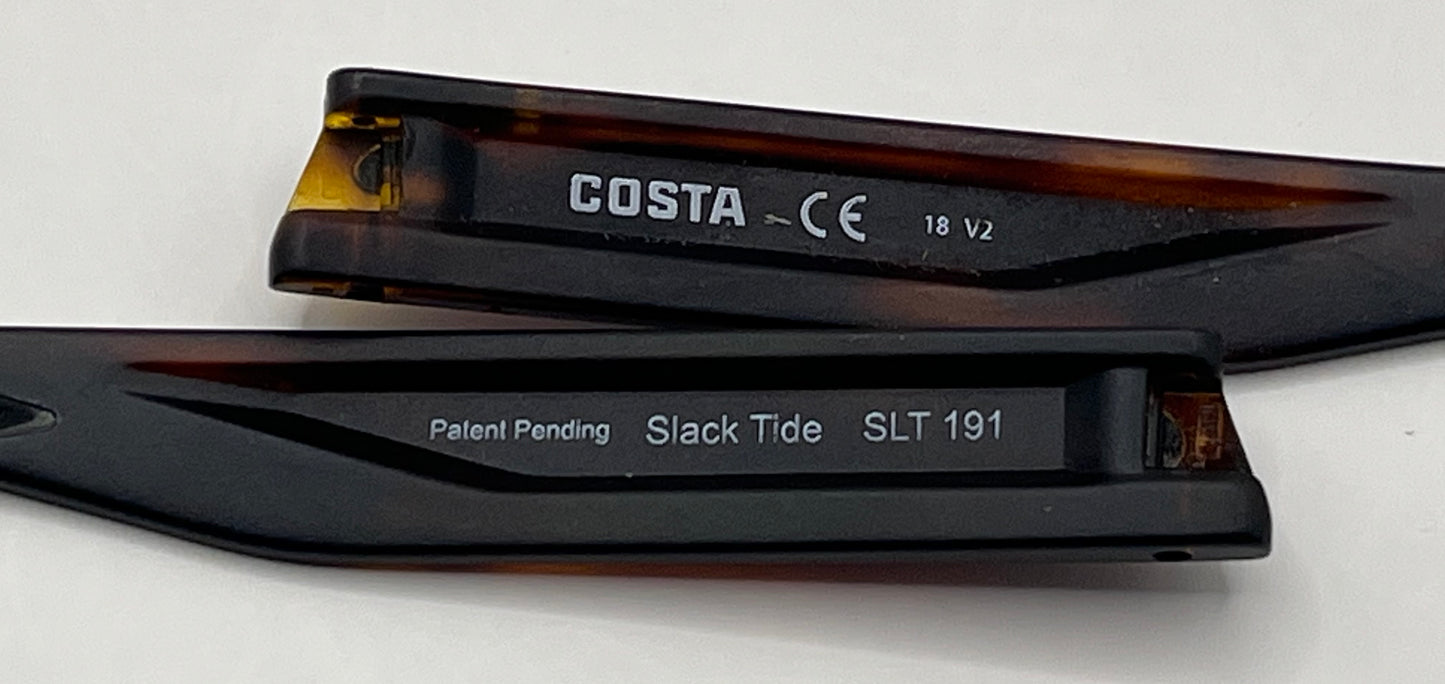 Costa Del Mar Slacktide Both Temples 191 Dark Tortoise