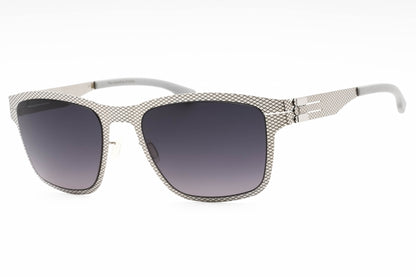 Ic Berlin Zberge Grid M1527001001t21311dg Sunglasses Chrome Light Grey