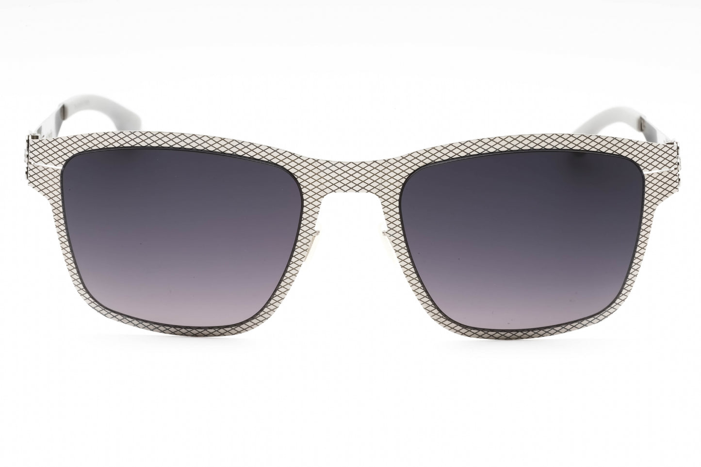Ic Berlin Zberge Grid M1527001001t21311dg Sunglasses Chrome Light Grey