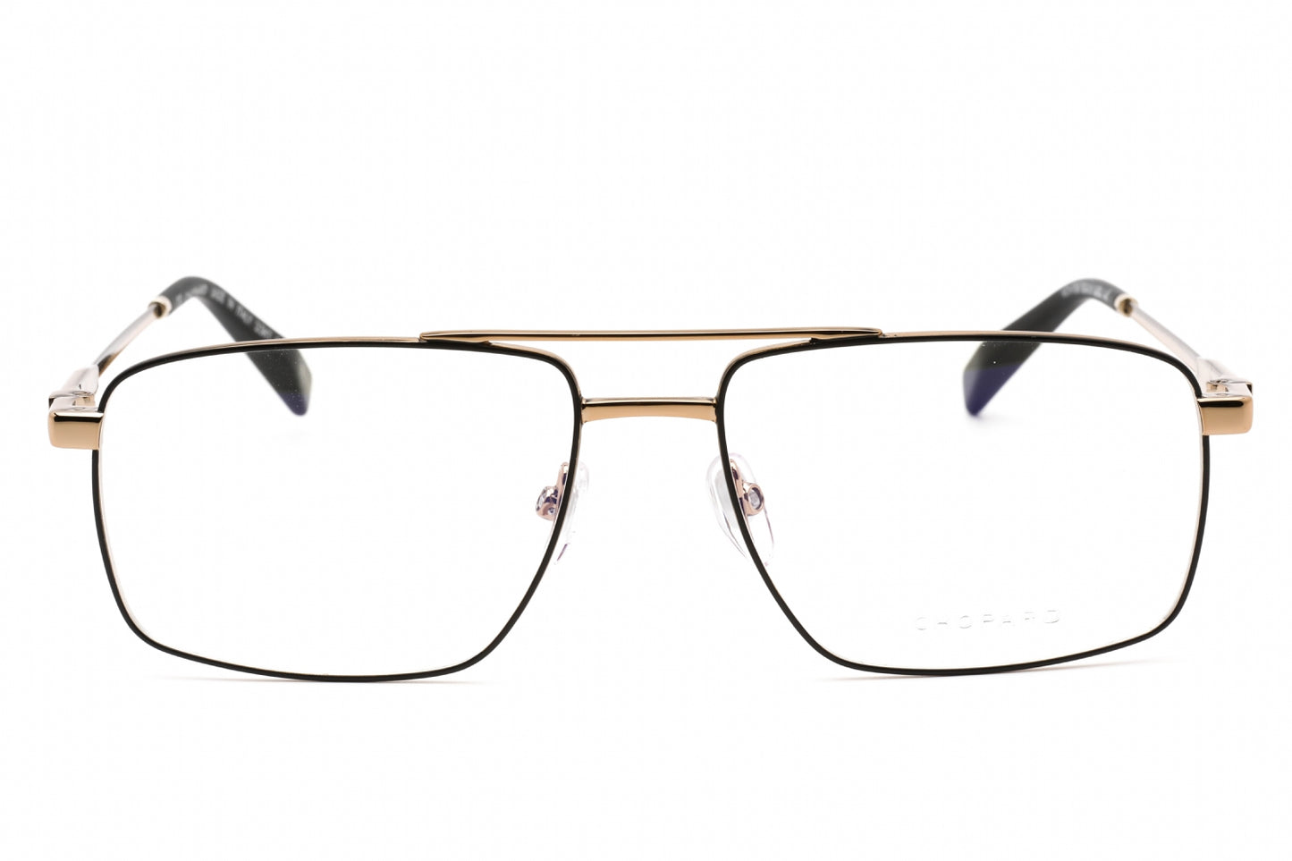Chopard F56 8fw Eyeglasses Shiny Grey Gold Size : 57