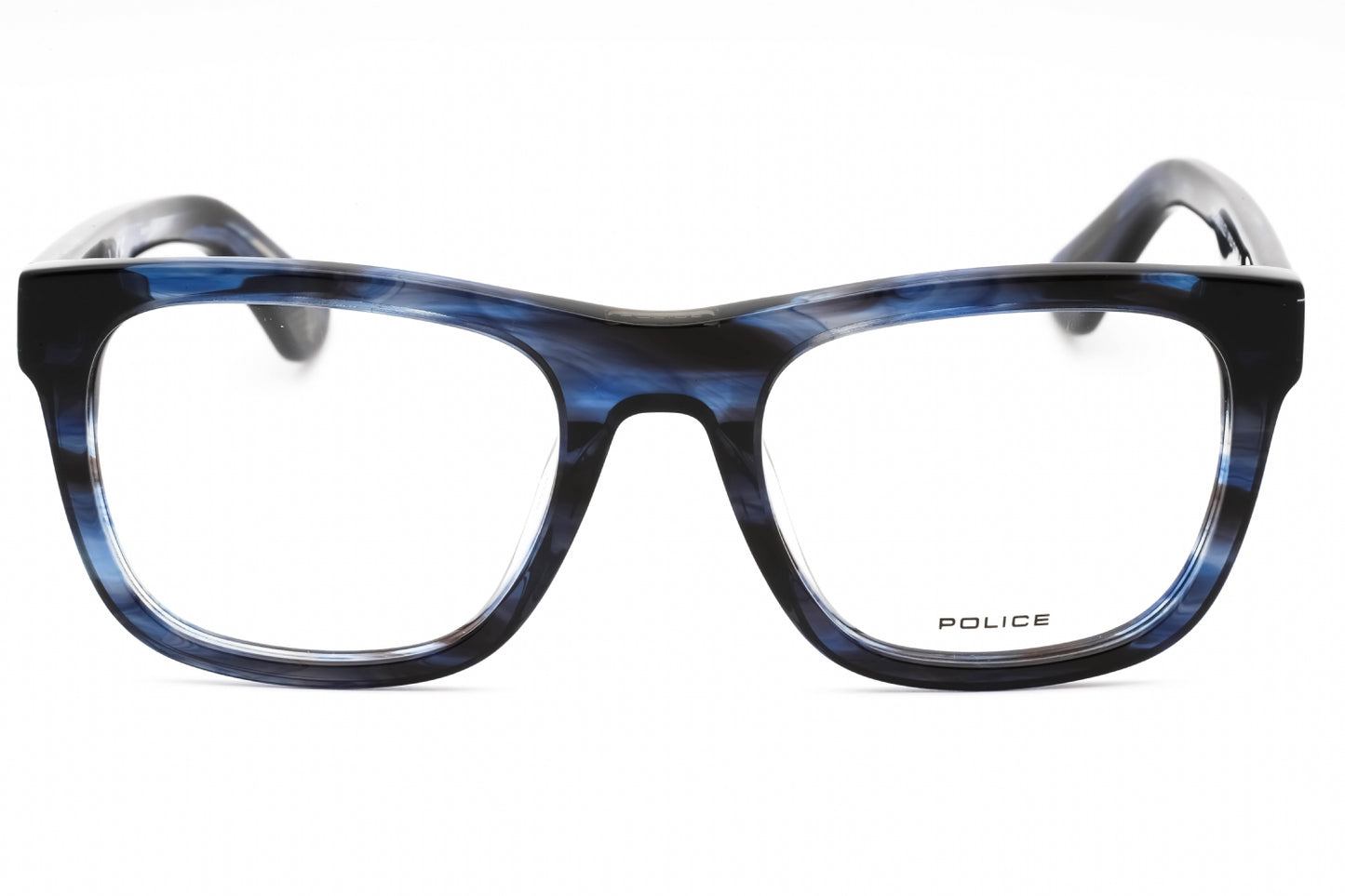 Police Vple37 6wr Sunglasses Shiny Streaked Blue Size : 52