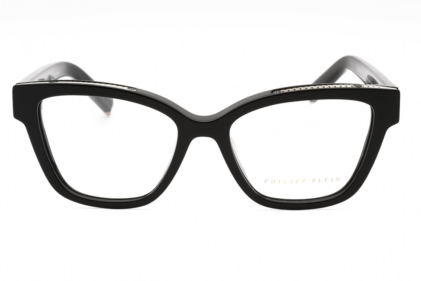Philipp Plein 034s 700 Eyeglasses Shiny Black Size : 53