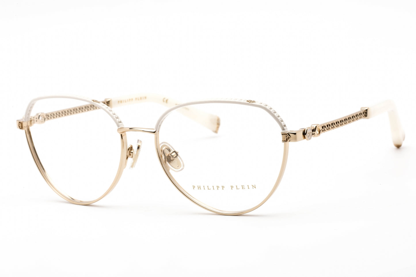 Philipp Plein 035s H32 Eyeglasses Rose Gold Size : 57