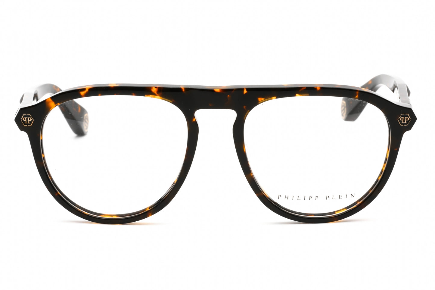 Philipp Plein 016m 1ay Eyeglasses Shiny Dark Havana Size : 54