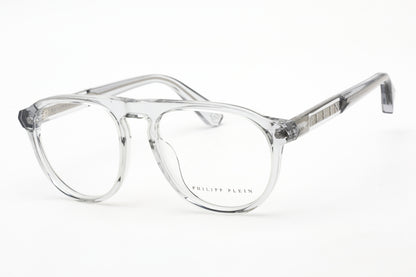 Philipp Plein 016m 6a7 Eyeglasses Shiny Transparent Grey Size : 54