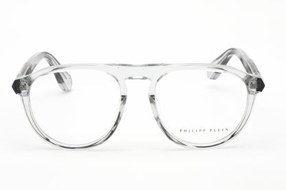 Philipp Plein 016m 6a7 Eyeglasses Shiny Transparent Grey Size : 54