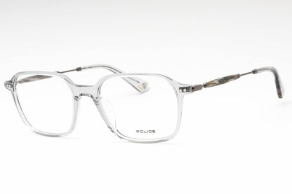 Police Vple98 6s8 Eyeglasses Transparent Grey Size : 52