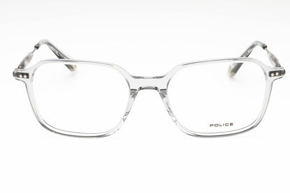 Police Vple98m 6s8 Eyeglasses Shiny Transparent Grey Size : 52