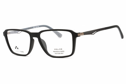 Police 05m U28 Eyeglasses Semi Matte Black Size : 54