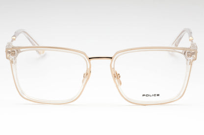 Police 09 300y Eyeglasses Clear On Gold Size : 53