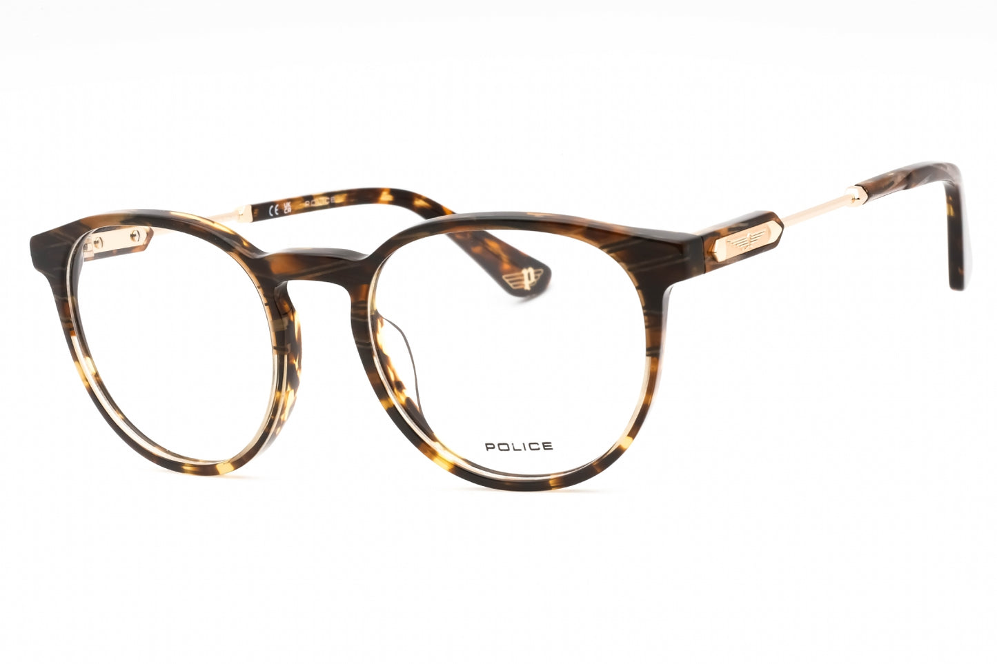 Police 10 9ax Eyeglasses Tortoise Size : 51