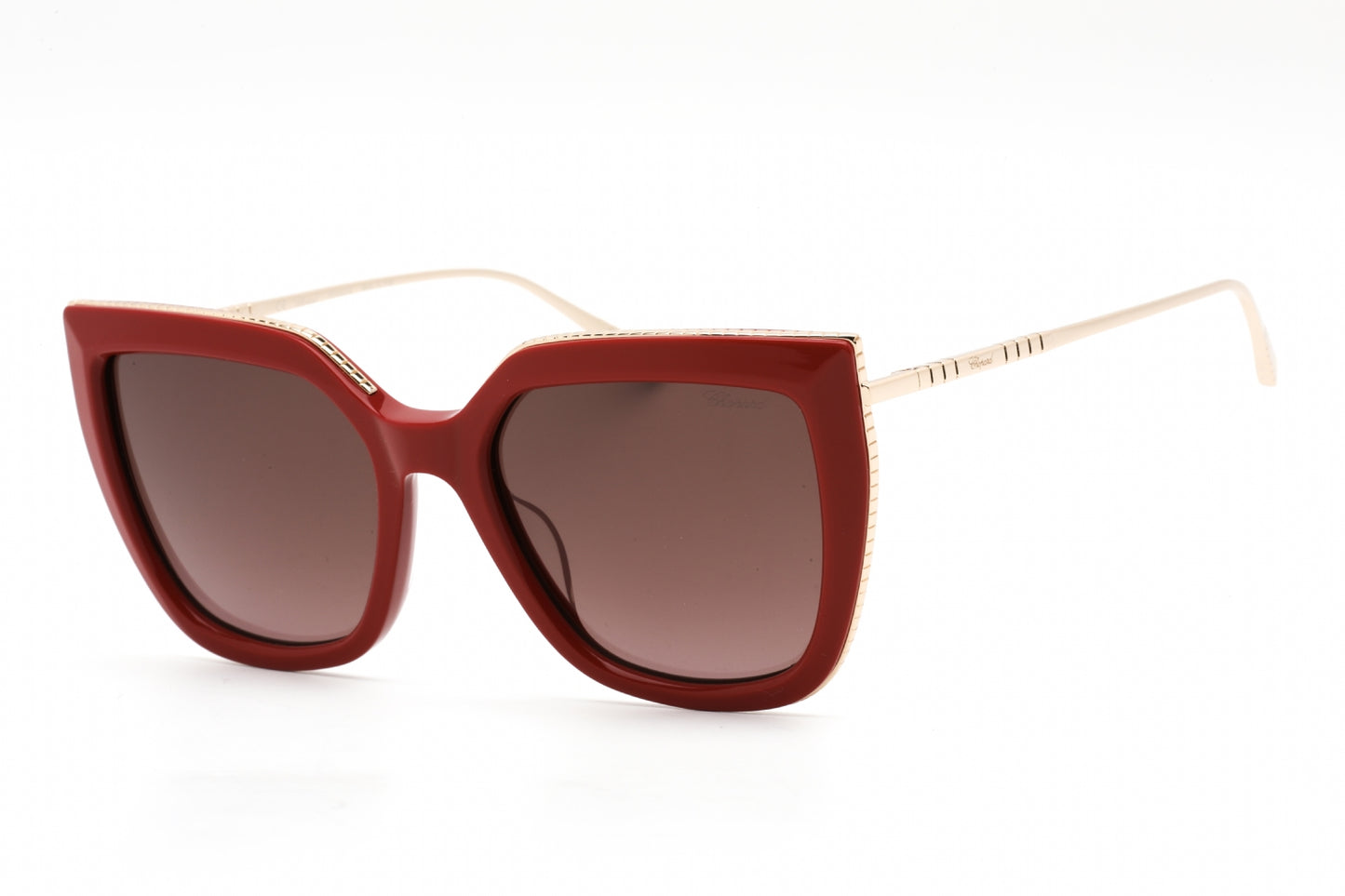 Chopard Sch319m 9lb Sunglasses Shiny Full Red Size : 54