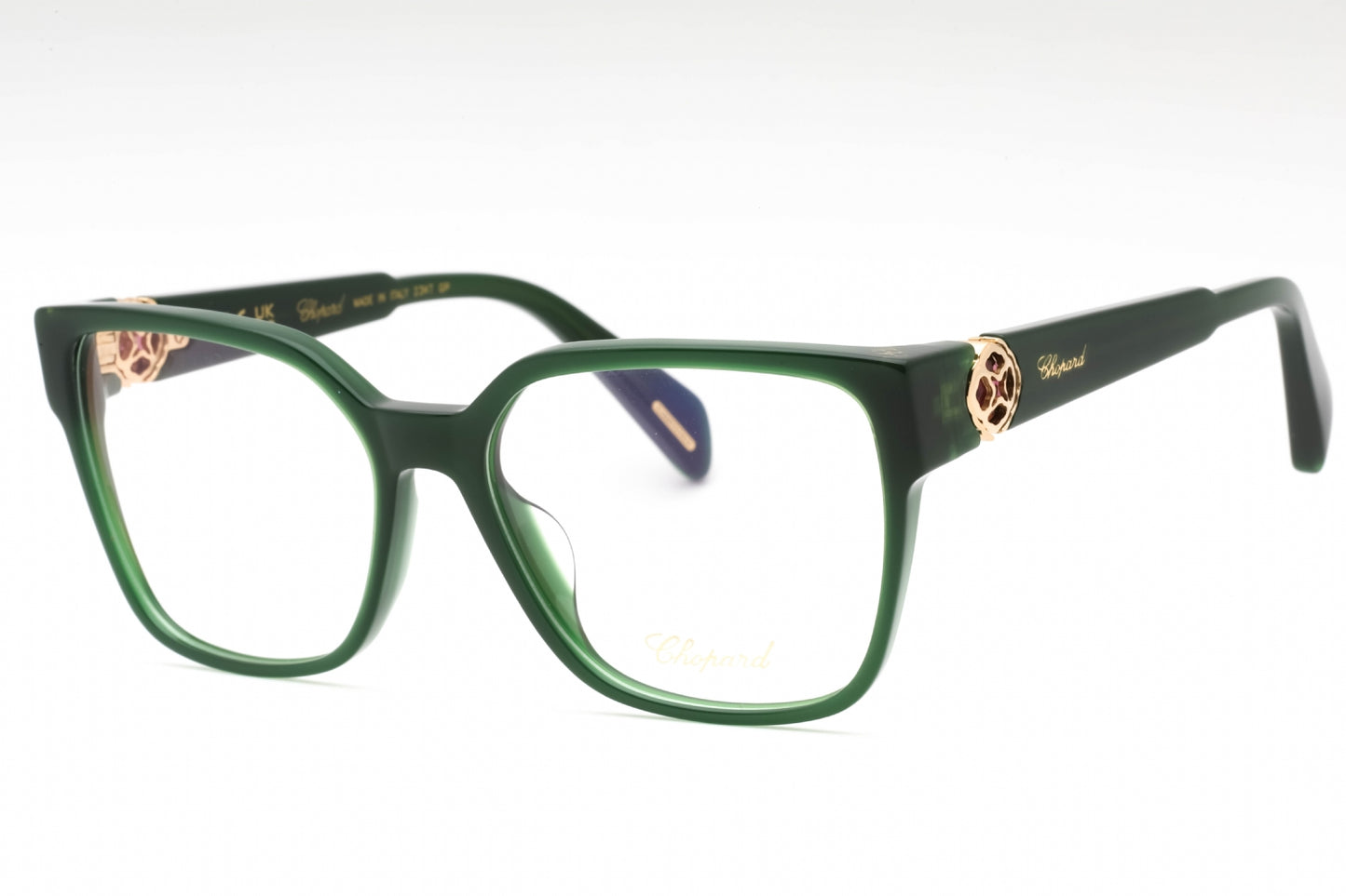 Chopard 324s D80 Eyeglasses Green Full Gloss Size : 55