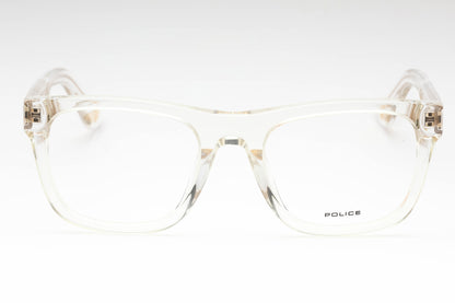 Police Vple37 880 Eyeglasses Transparent Size : 52