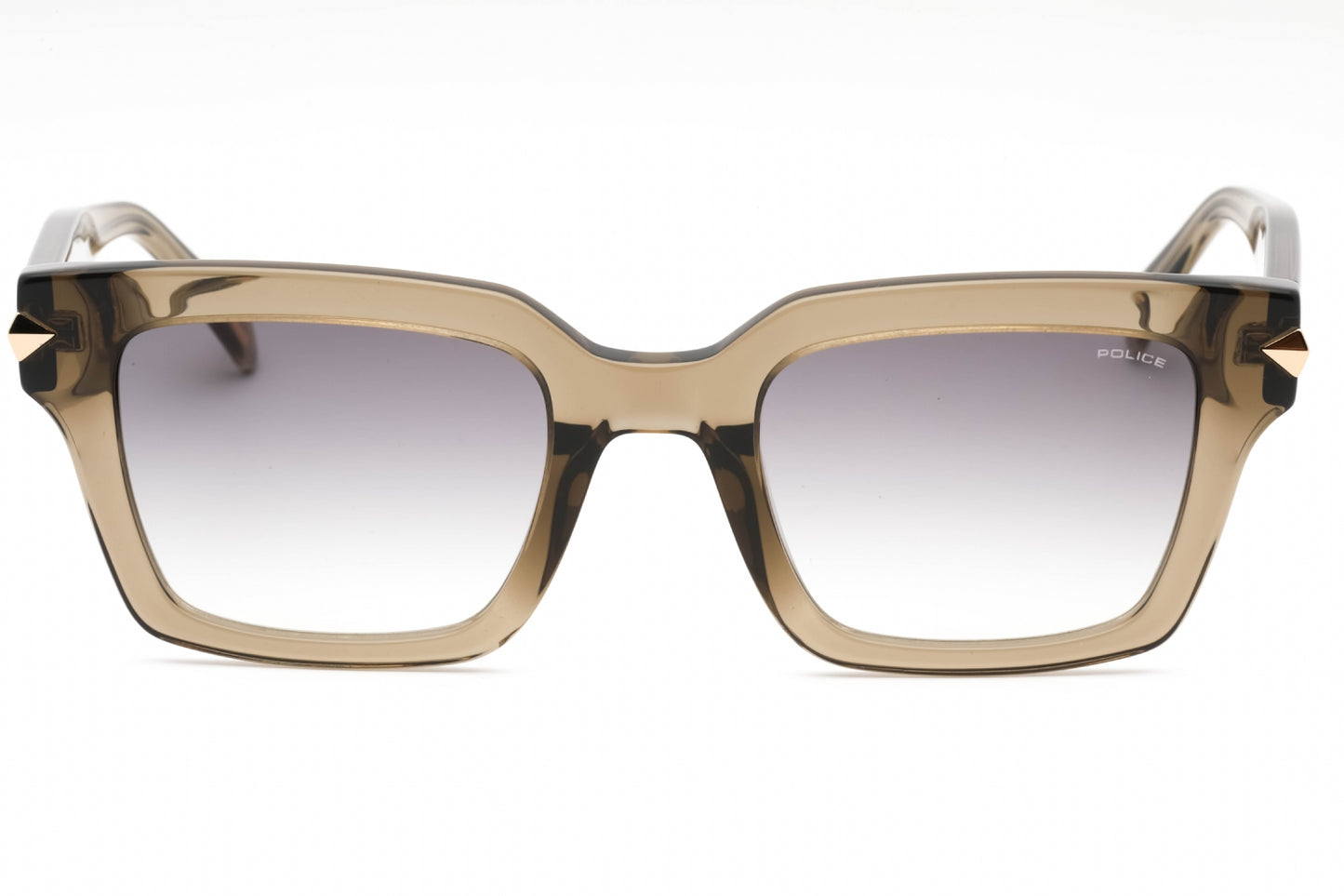 Police 32 92t Sunglasses Transparent Grey Size : 50
