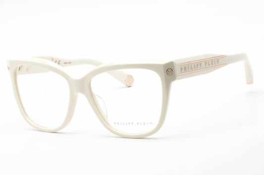 Philipp Plein 051m 3gf Eyeglasses Shiny Cream Size : 55