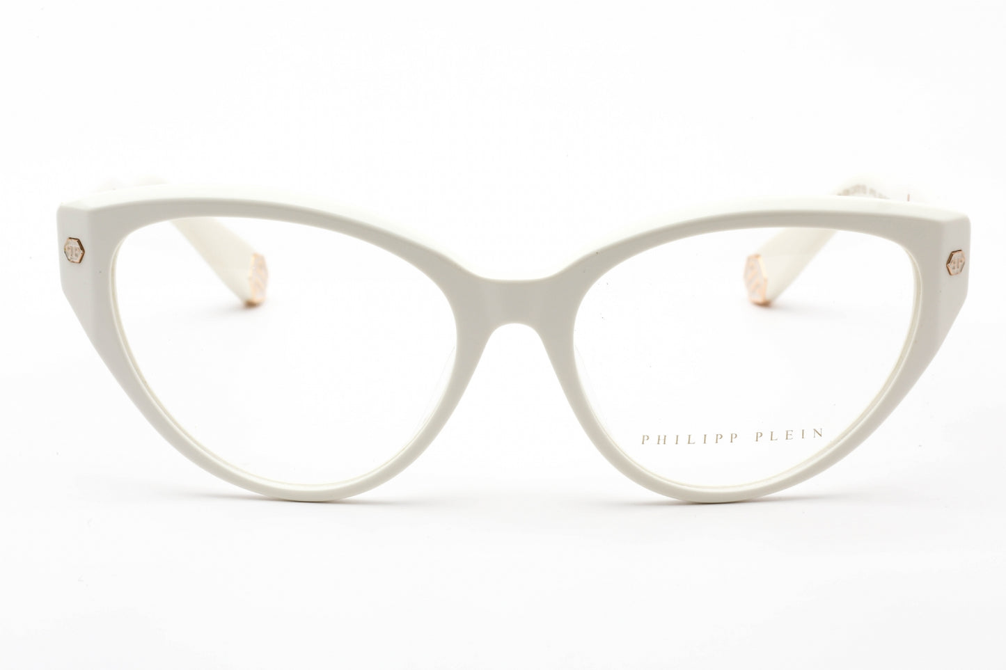 Philipp Plein 052m 3gf Eyeglasses Shiny Cream Size : 54