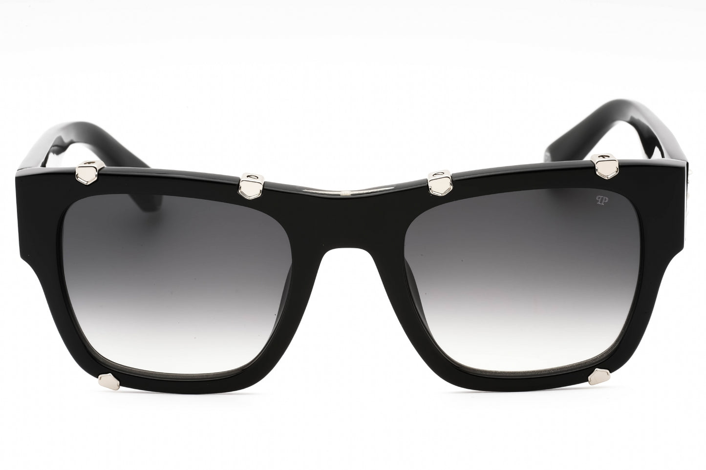 Philipp Plein 042w 700 Sunglasses Shiny Black Size : 54