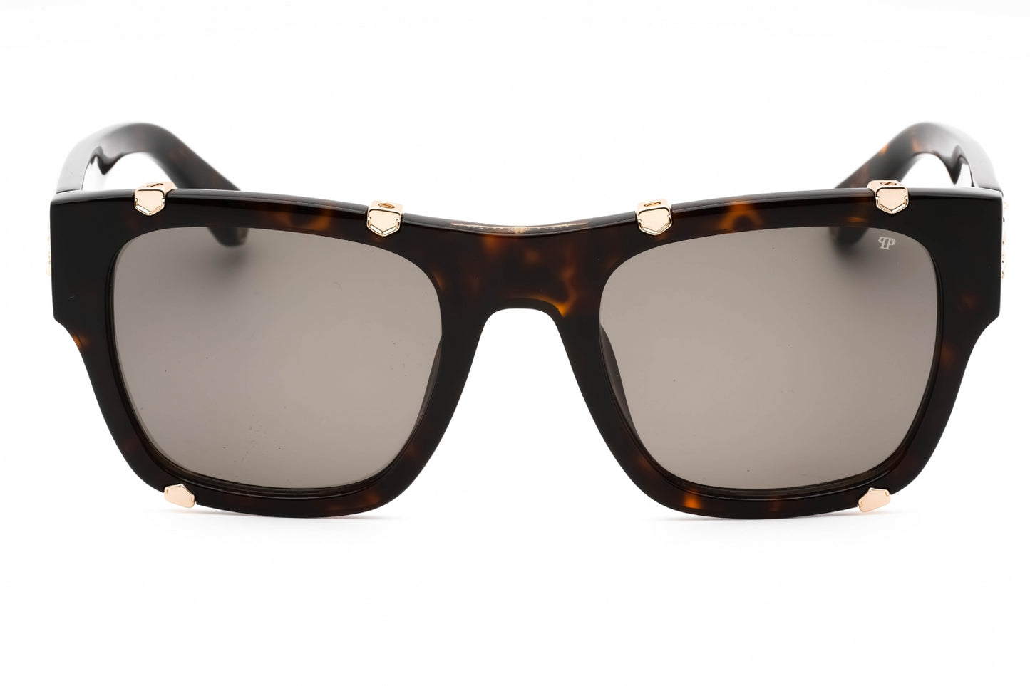 Philipp Plein 042w 722 Sunglasses Shiny Dark Tortoise Gold Size : 54