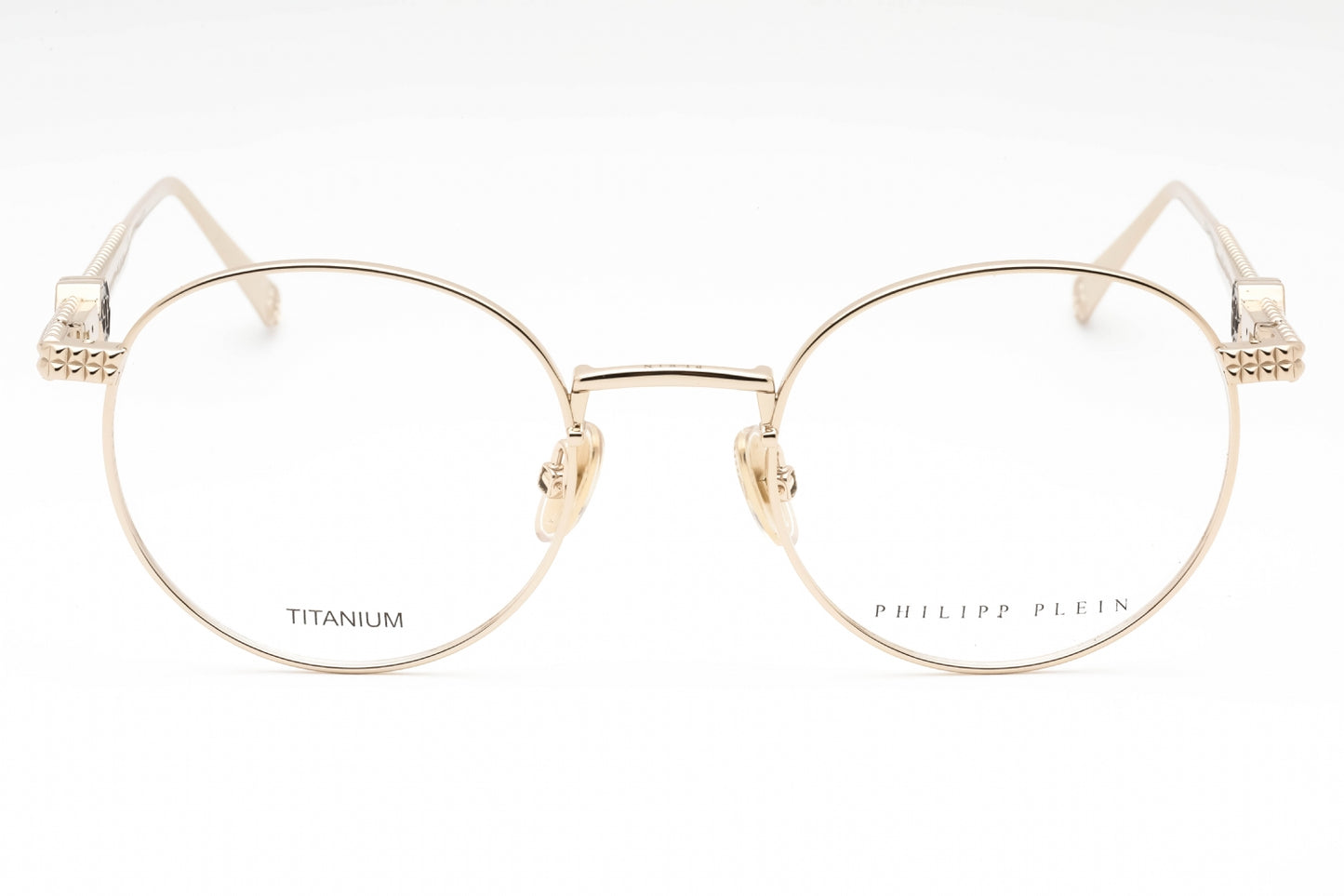 Philipp Plein 061m 300 Eyeglasses Shiny Rose Gold Size : 50