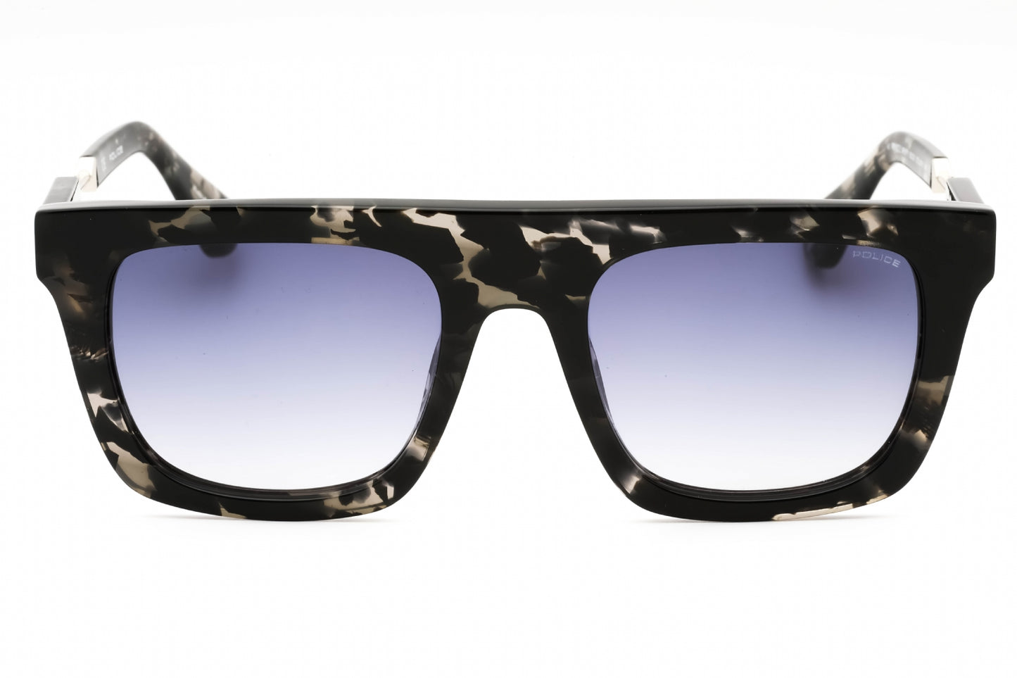 Police 71 3kuy Sunglasses Black Grey Havana Size : 53
