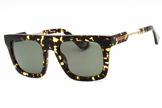 Police 71 781y Sunglasses Shiny Blue Brown Havana Size : 53