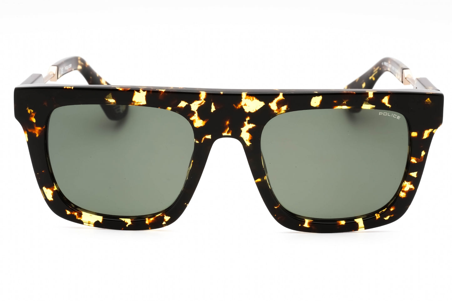 Police 71 781y Sunglasses Shiny Blue Brown Havana Size : 53
