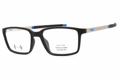 Police 85m U28 Eyeglasses Semi Matte Black Size : 54