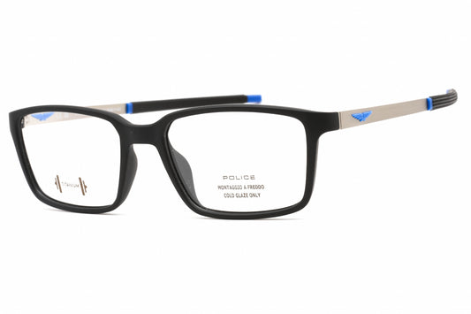 Police 85m U28 Eyeglasses Semi Matte Black Size : 54