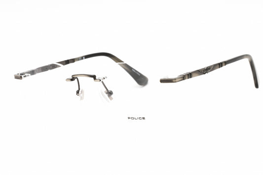 Police 83 K20 Eyeglasses Shiny Antique Pewter Size : 52