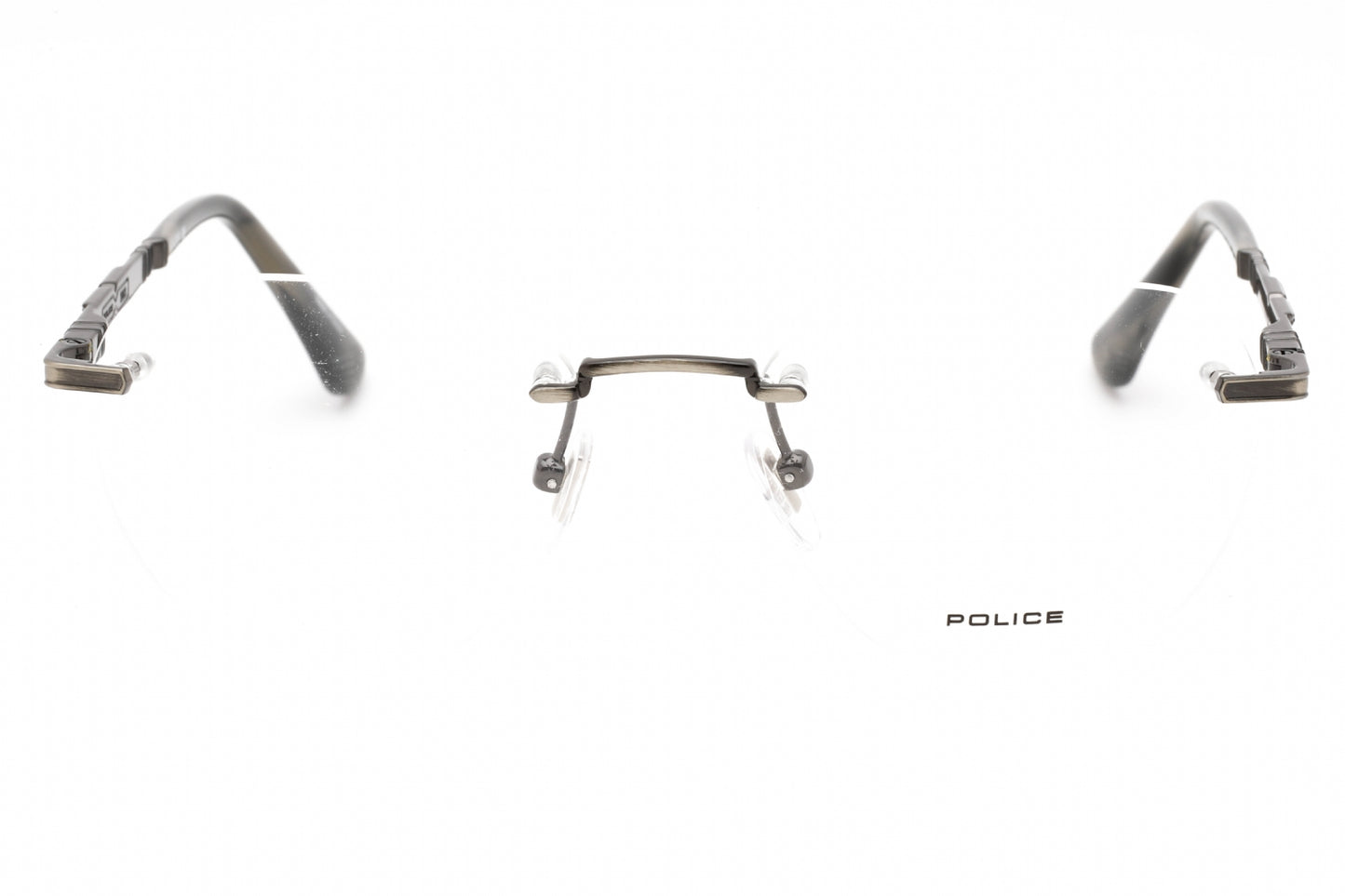 Police 83 K20 Eyeglasses Shiny Antique Pewter Size : 52