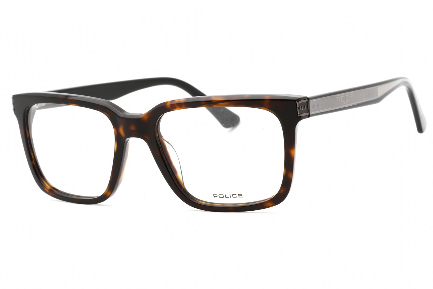 Police 03n 722 Eyeglasses Shiny Dark Havana Size : 53