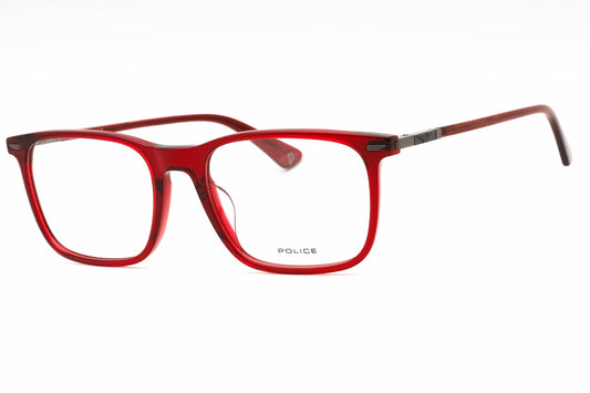 Police 80 954 Eyeglasses Transparent Burgundy Size : 53