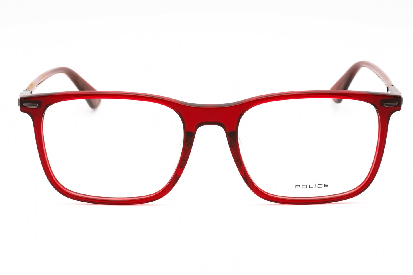 Police 80 954 Eyeglasses Transparent Burgundy Size : 53