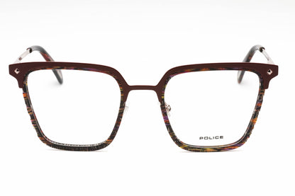 Police 25 K99 Eyeglasses Striped Brown Size : 51